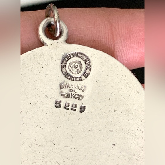 Vintage 1950s Margot De Taxco Zodiac Sterling Silver Gemini Pendant Necklace 24” - Picture 12 of 15